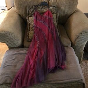 Cascade formal dress